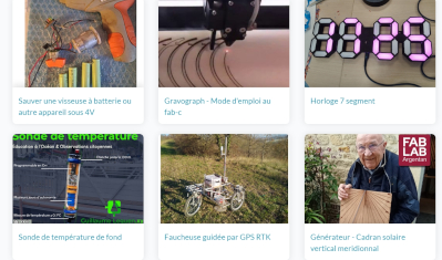Offre d'activités Wikifab