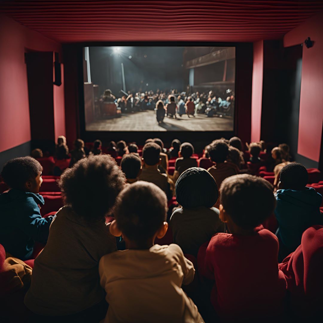 enfants au cinema